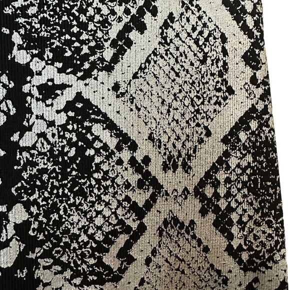 Parker Olida Foiled Python Print Dress Size Small - Picture 6 of 12